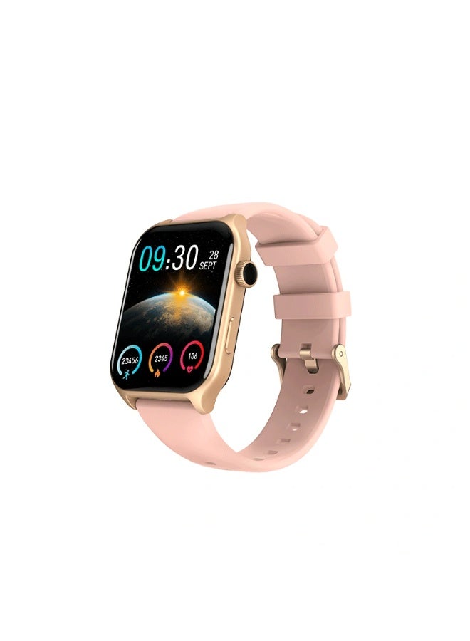 Riversong Motive 9E (SW905) Smart Watch - 2.01" AMOLED Always-On Display, Bluetooth Calling, AI Voice Assistant, 100+ Sports Modes, IP68 Waterproof, 10-Day Battery - Pink - Image 1