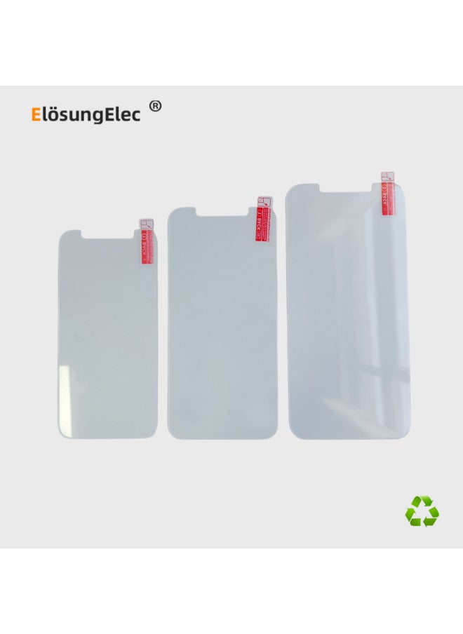 Generic - [Elosung] Tempered Film Film Artifact High-end Anti-peep Film Apple Lens Film EE-1657-Color:iPhone12Pro (6.1 Inches)-Size:Fine Hole Version 28 Degrees Peep-proof (3 Pieces + Film Artifact + Neutral Packaging + Film Package) - Image 1