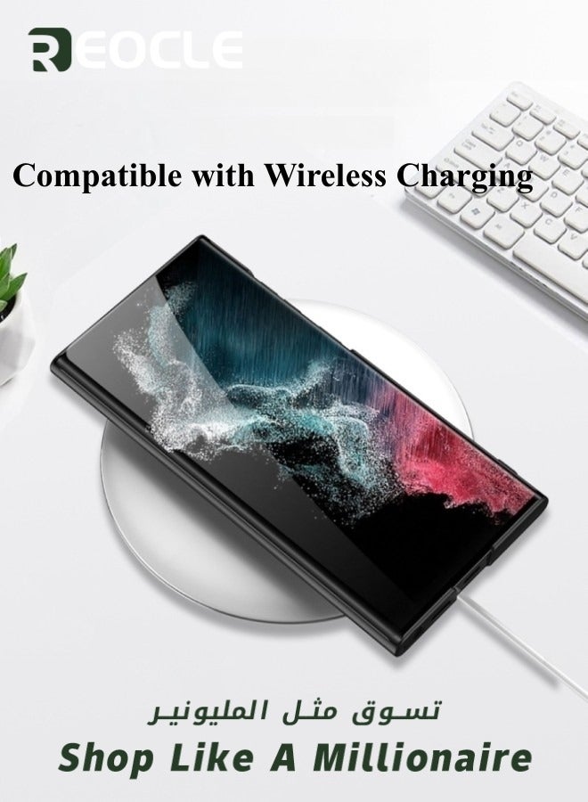 ريوكل جراب Galaxy S22 Ultra مع حامل نحيف متوافق مع جراب MagSafe Ultra الرفيع للغاية بحامل مغناطيسي لهاتف Samsung Galaxy S22 Ultra - Image 3