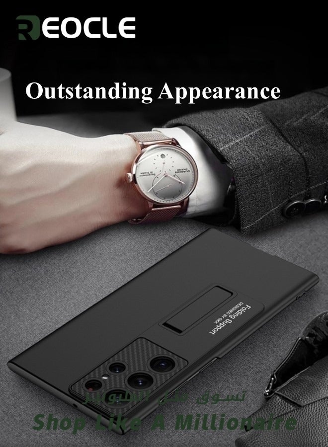 ريوكل جراب Galaxy S22 Ultra مع حامل نحيف متوافق مع جراب MagSafe Ultra الرفيع للغاية بحامل مغناطيسي لهاتف Samsung Galaxy S22 Ultra - Image 5