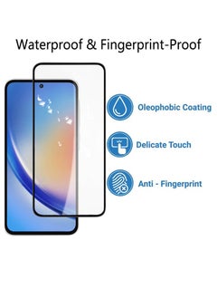 X-level 2 Pack Tempered Glass Screen Protector for Samsung Galaxy A35 5G with Comfortable Touch Feeling,Easy Clean Install, Anti-scratch Anti-drop Anti-fingerprint Phone Display Cover Accessory  - Image 4
