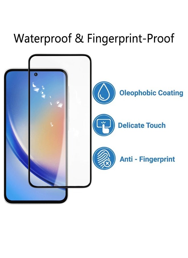 X-level - 2 Pack Tempered Glass Screen Protector for Samsung Galaxy A35 5G with Comfortable Touch Feeling,Easy Clean Install, Anti-scratch Anti-drop Anti-fingerprint Phone Display Cover Accessory - Image 1