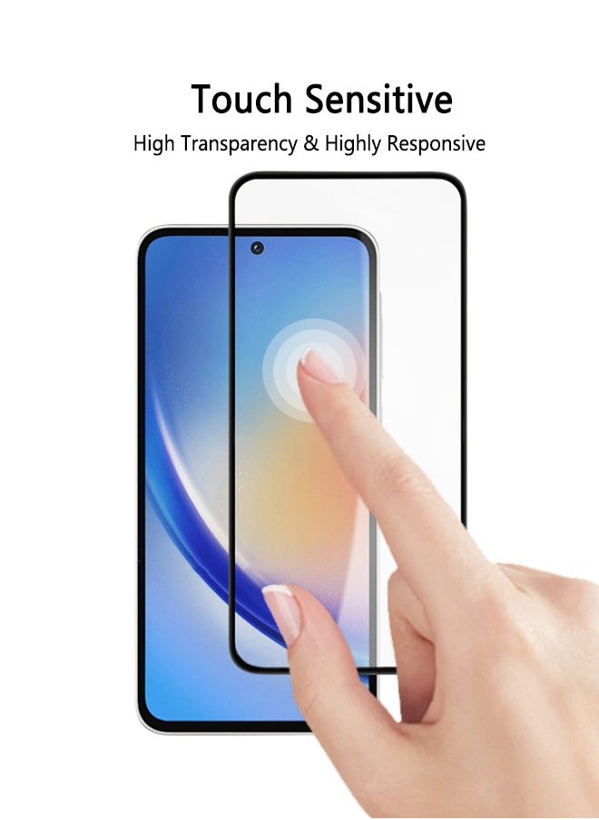 X-level - 2 Pack Tempered Glass Screen Protector for Samsung Galaxy A35 5G with Comfortable Touch Feeling,Easy Clean Install, Anti-scratch Anti-drop Anti-fingerprint Phone Display Cover Accessory - Image 1