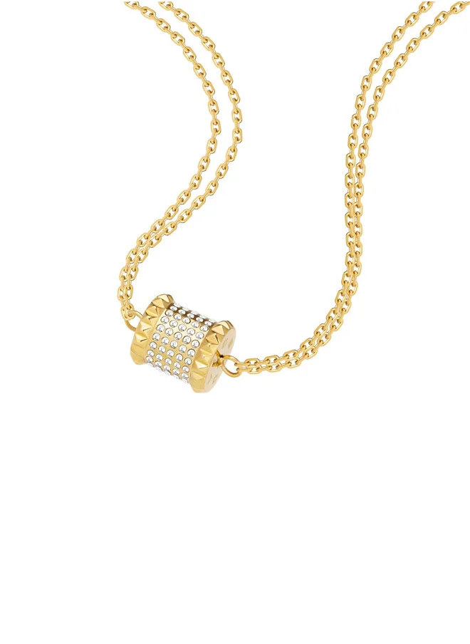 بوليس POLICE - Necklace For Women Gold Plating With Crystals - PEJLN0001404