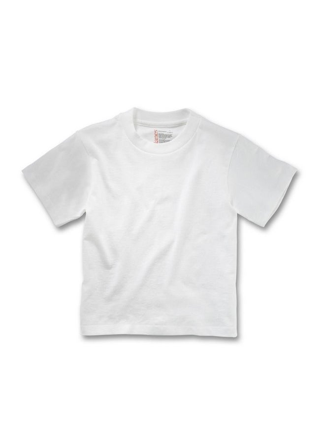 Hanes Hanes Toddler Boys' Crew Undershirts 5-Pack, 2T/3T-White  - Image 1