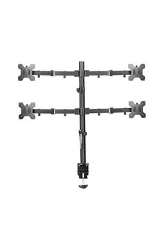 Suptek suptek Fully Adjustable Four Arm Monitor Desk Mount Stand for Four Monitors up to 27" with Max Tilt VESA 100x100 MD6884  - Image 1