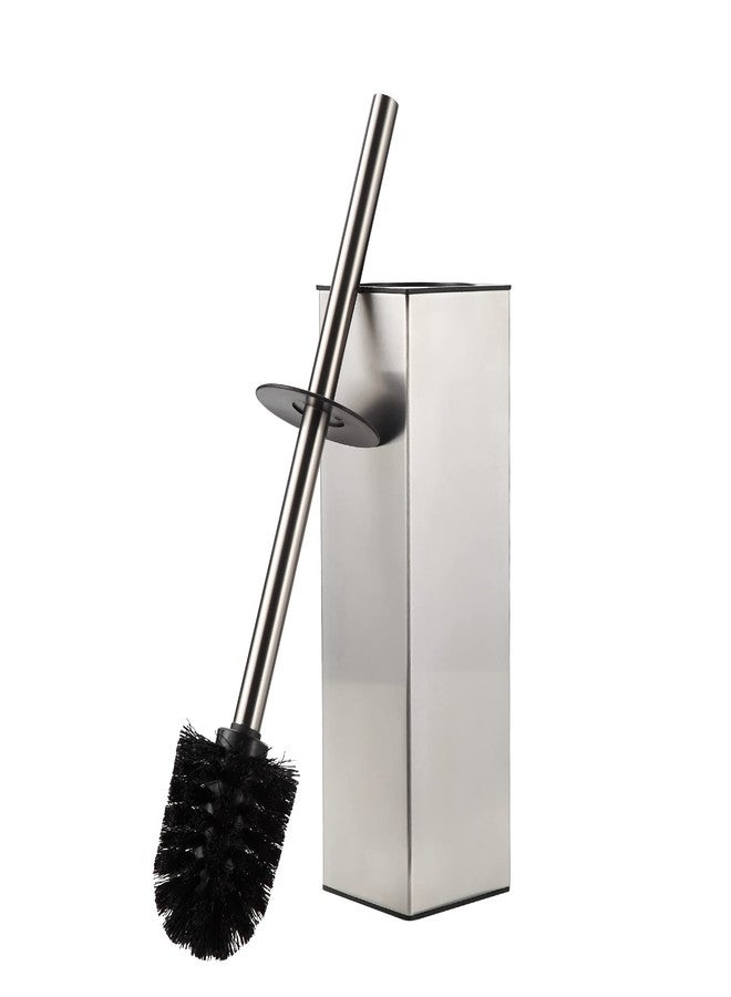 BGL Toilet Brush Holder Freestanding,Brushed Nickel,304 Stainless Steel,SUS304 Toilet Bowl Brush and Holder for Bathroom - Space Saving,Sturdy,Deep Cleaning,Covered Brush - Image 2