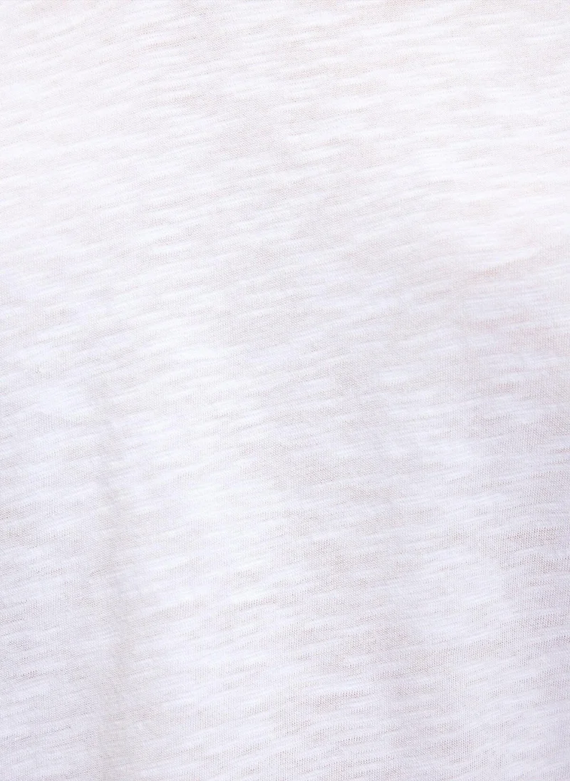 MAVI V Neck White Basic T-Shirt
