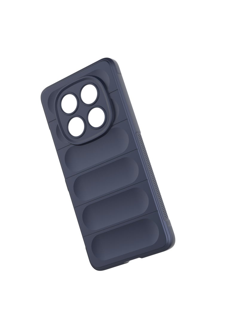 Waldic Xiaomi Redmi Note 14 Pro 5G Premium Case | Premium Silicone Case Cover Designed for Xiaomi Redmi Note 14 Pro 5G | Xiaomi Redmi Note 14 Pro 5G Case Camera and Drop Protection Thin Protective Back Cover Case for Xiaomi Redmi Note 14 Pro 5G - Blue - Image 3