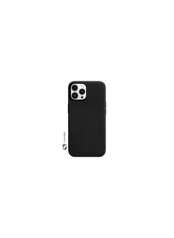 CATANES iPhone 13 Pro Max Case And Cover Leather Case With MagSafe Black - Image 1