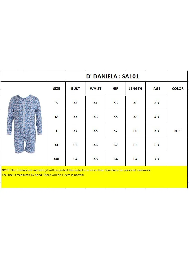D'Daniela D' Daniela - Floral Breeze Blue Swimwear - Blue