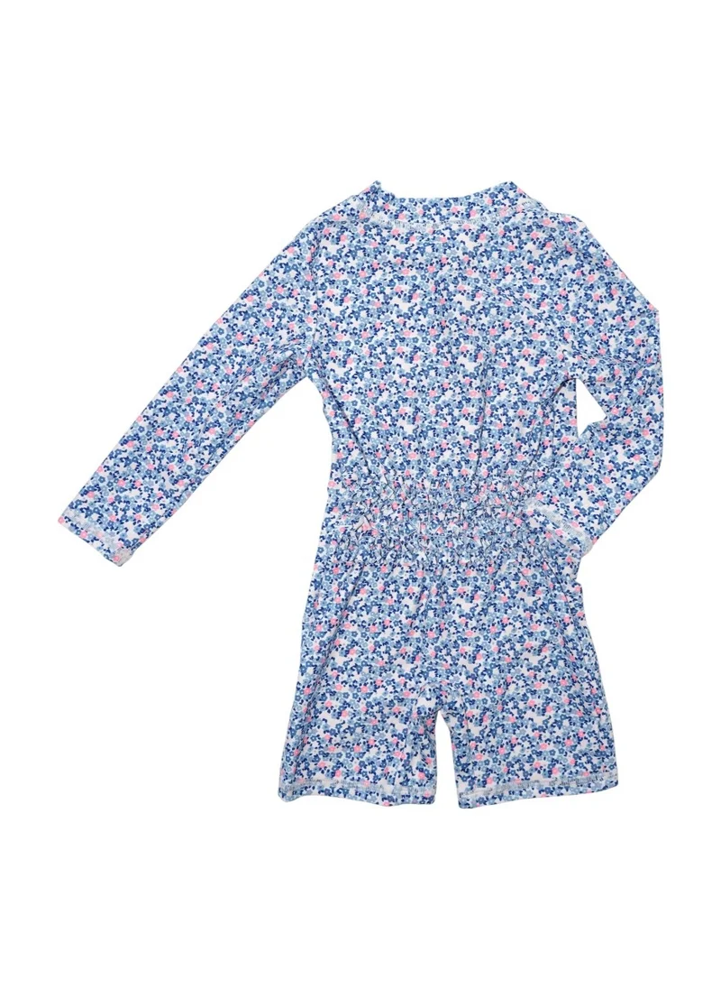 D'Daniela D' Daniela - Floral Breeze Blue Swimwear - Blue