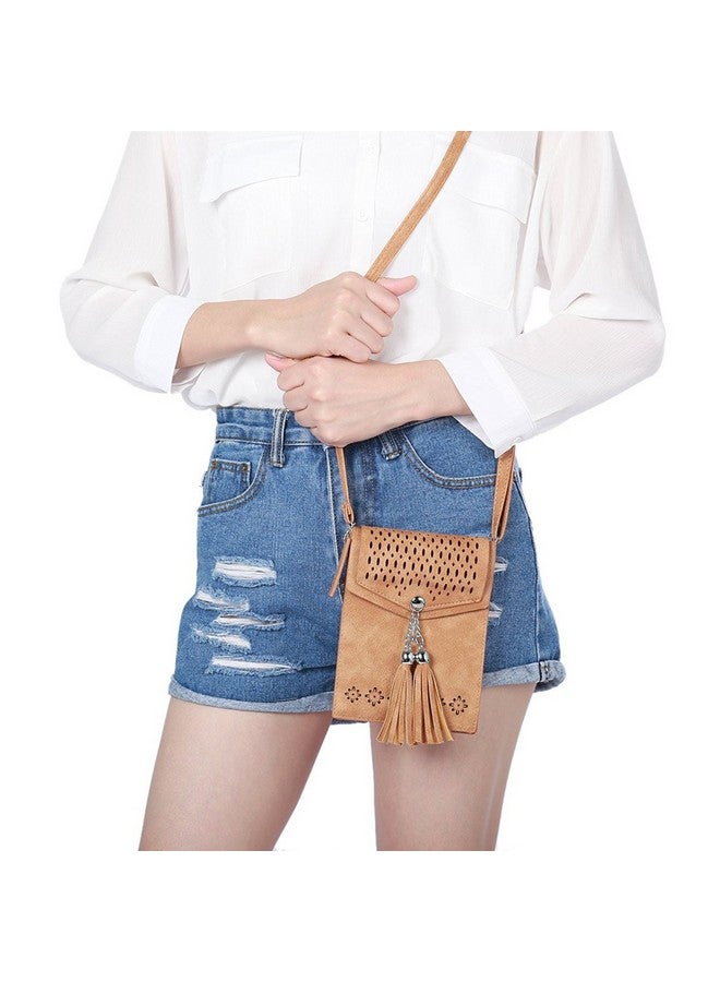 seOSTO Womens Small Crossbody Bag For Woman, Tassel Wallet Purse，Gifts For Teenage Girls - Image 2