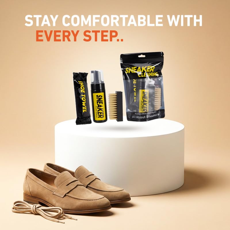 Tishta Shoe Care & Cleaning Tools - Practical Footwear Cleaning and Maintenance for Daily Use - Designed for Regular Shoe Care - (Cleaning Kit) - Image 4