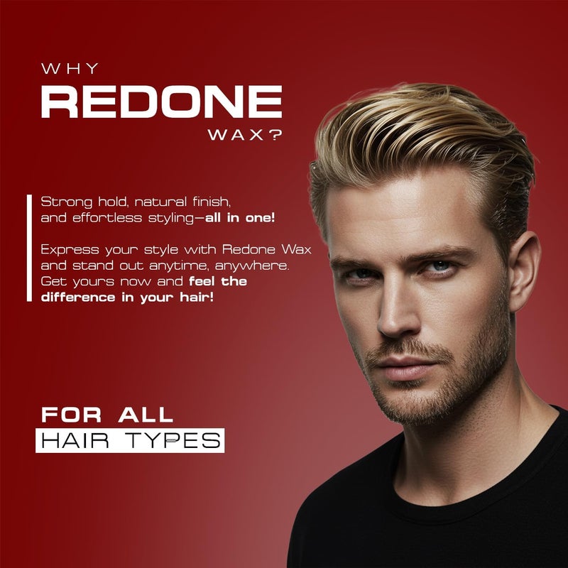 Redone Spider Hair Wax Passionate 100ml | Maximum Control | Flexible Hold | Medium Shine Look | Women and Men Wax | Ultra Holding Effect - Image 4