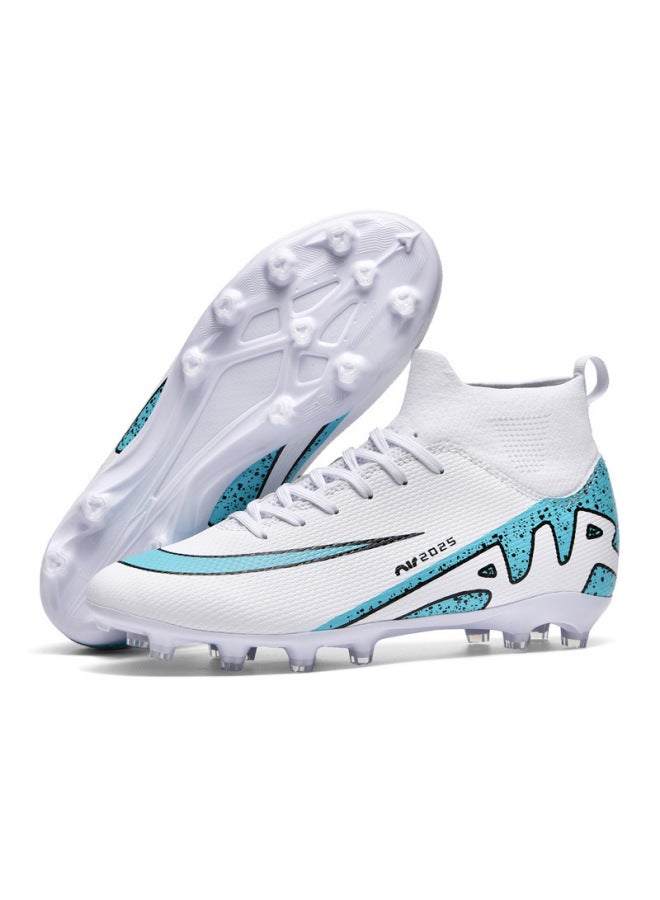 2309wjs Long Nail White New Adult Football Shoes Boys And Girls Teenagers And Children Students Long Nail Ag Broken Nail Tf Training
