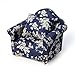 Cutemini Dollhouse Couch with Pillow 1 12 Scale Miniature Sofa Arm Chair Living Room Furniture Wooden Fabric Frame Single Reading Chair Artificial House Room Scene Decoration Blue - Image 2