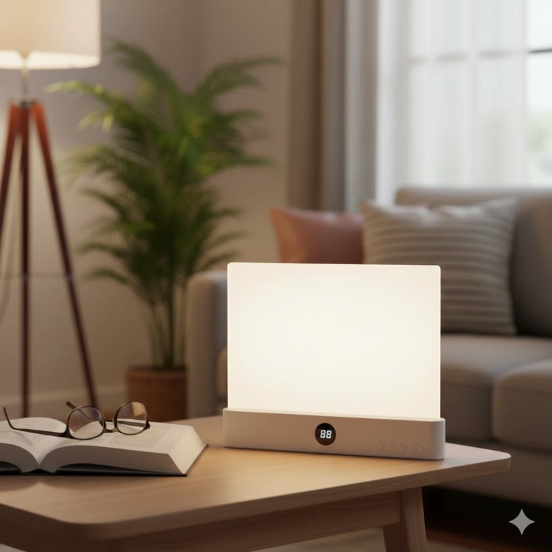 LED Flat Reading Light Rechargeable Reading Light Dormitory Bedroom Portable Student Night Light - Image 3