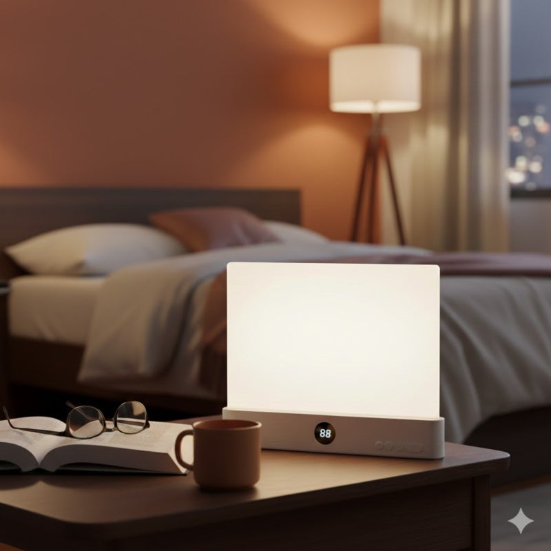 LED Flat Reading Light Rechargeable Reading Light Dormitory Bedroom Portable Student Night Light - Image 4
