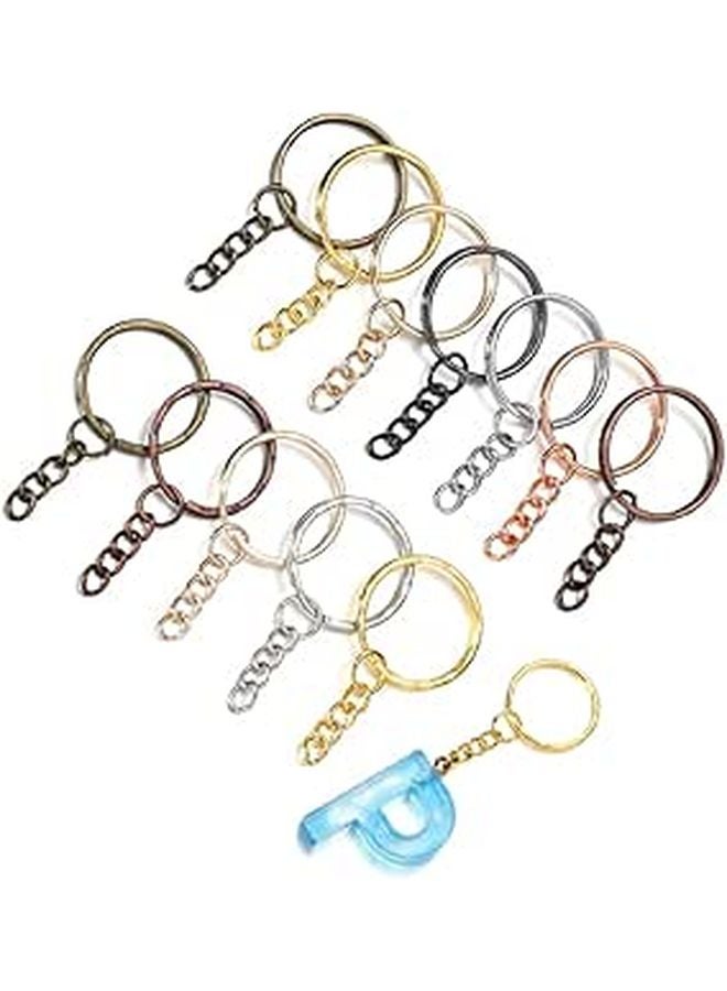 Stainless Steel DIY Keychain Making Kit With Open Jump Rings And Key Accessories - Image 1
