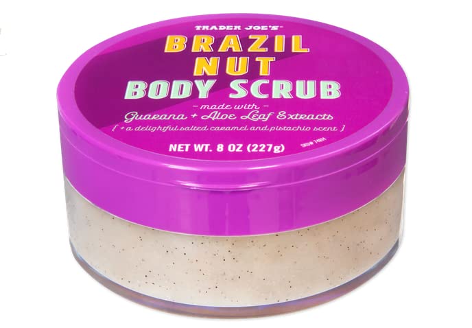 Trader Joes Brazil Nut Body Scrub 8 ounces 227 grams