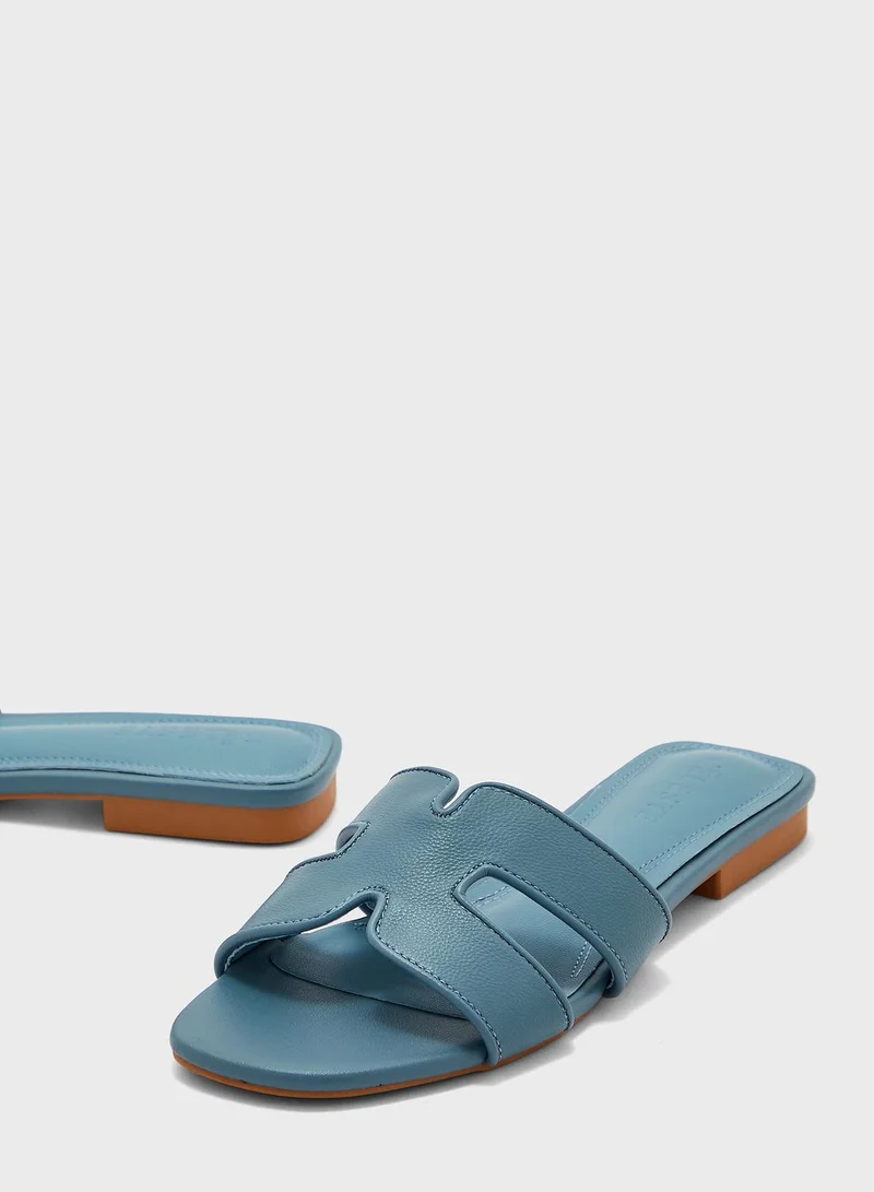 Celeste Single Strap Flat Sandals