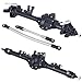 AMK HD44 Axles 110 RC Offset Straight Axles CNC Aluminum Integrated Front Rear Axles with HighStrength Steel Gears for 110 RC Crawlers Vanquish VS410 Axial SCX10 II Upgrades Black - Image 2