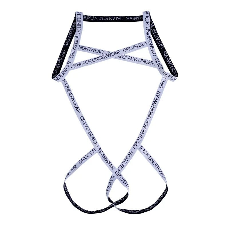 ORLVS Men's Double G-String Thong, One-Piece High-Stretch Underwear, Comfortable Fit OR653