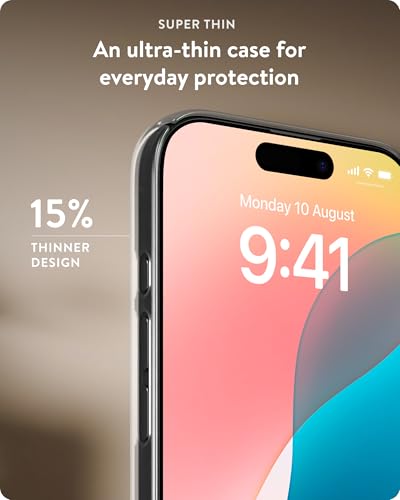 Mous for iPhone 16 Case Clear Super Thin 20 Transparent Phone Cover - Image 3