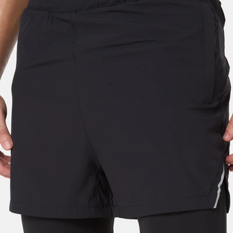Sun and Sand Sports Black Men's Hybrid Shorts for Men | Best Price UAE