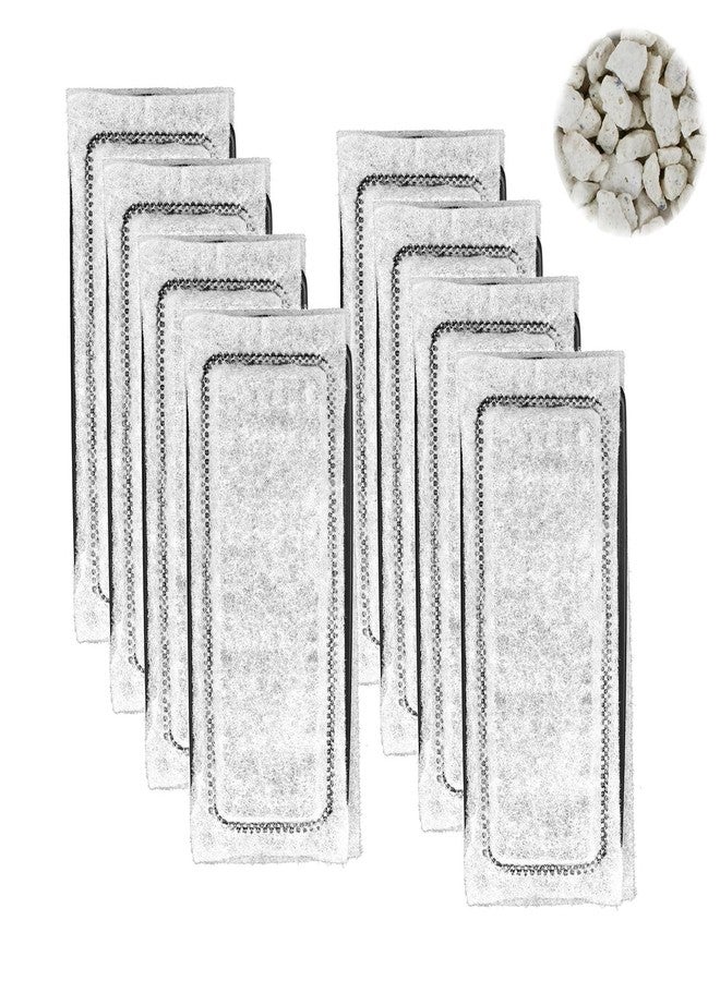 HDWGGD 8 Pack Slim Filter Cartridge Replacement for Marina Slim Filter S10 S15 S20 Ceramic Fish Tank Filter Cartridges Fits Marina All Three Slim Filters for Fish Tank Aquarium Water Filter (Bio Clear) - Image 1