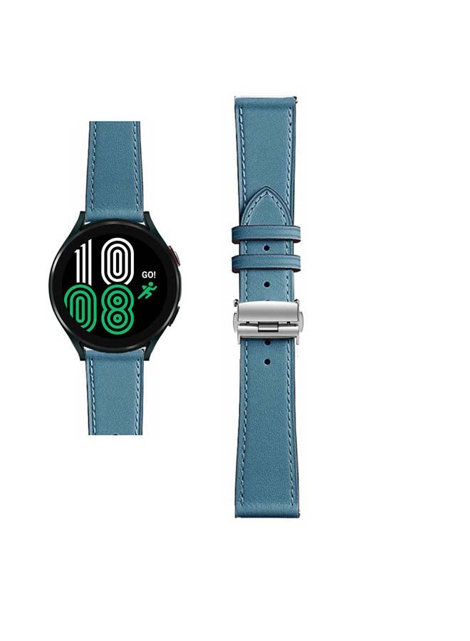 Perfii Replacement Band For Samsung Galaxy Watch4 Peacock Blue - Image 1