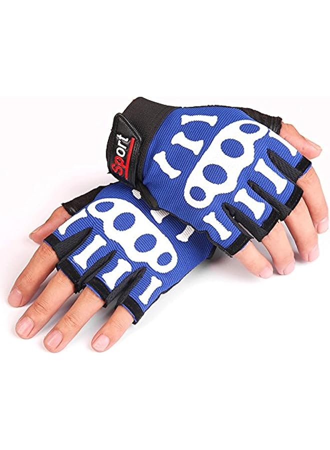 Generic Gym Training Sports Semi Finger Gloves For Body Building