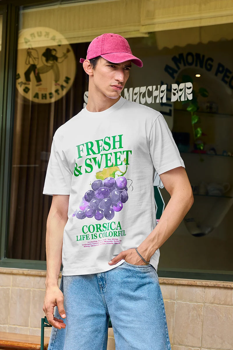 SNITCH تيشيرت قطن فريش وسويت بقصة واسعة