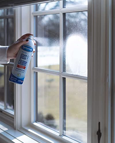 Sprayway سبراي واي منظف زجاج برذاذ رغوي لسطح لامع خالي من الخطوط للاستخدام المنزلي والسيارات، 19 أونصة، عبوة من 12 - Image 5
