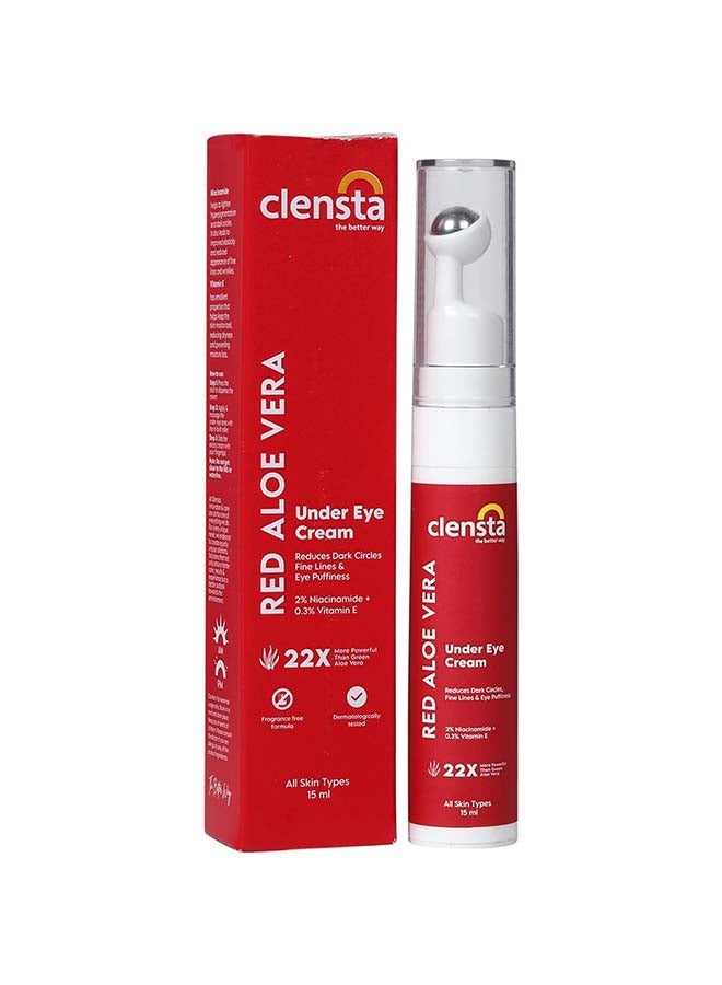 Clensta كريم تحت العين بالألوة فيرا الأحمر - Image 1