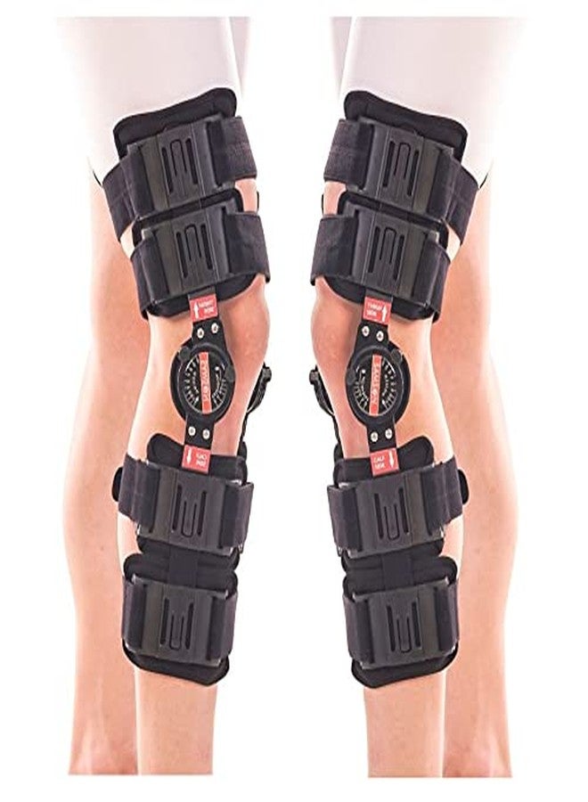 Samson Orthotics R.O.M. KNEE BRACE (Ajustable) for Multiple Orthopedic Problems -Useful Tendon /Ligament Injuries,ACL or PCL Osteoarthrits of Knee, Post-Op Rehabilitation (Size : Universal) (1 Piece) - Image 1