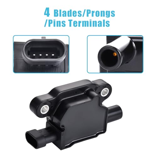 MAS Set of 8 UF413 Ignition Coil with 8.5mm Spark Plug Wires Compatible with Cadillac Chevy GMC Canyon Tahoe LaCrosse Escalade Express Savana Silverado SSR Yukon CTS 4.8L 5.3L 6.0L 6.2L - Image 3