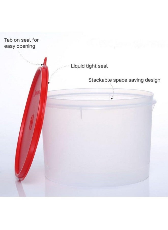 Tupperware توبيروار سوبر ستورر كبير (بلاستيك، شفاف)، 5 لترات، أزرق - Image 3