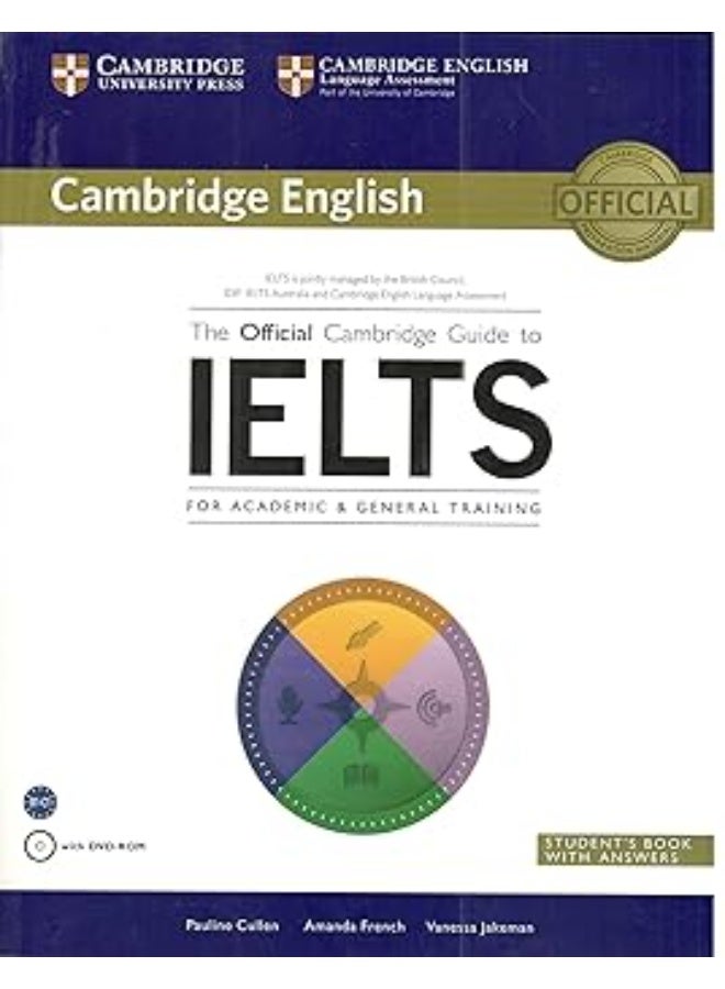 الدليل الرسمي من كامبريدج لاختبار IELTS كتاب الطالب مع الإجابات مع قرص DVD-ROM