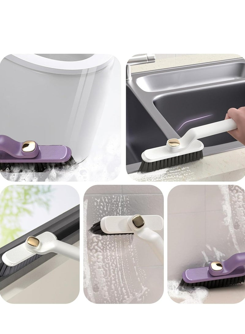 Oasisgalore 2Pcs Multi-Function Rotating Crevice Cleaning Brush, 360-Degree Rotating No Dead Corners Hard Bristle Brush.(White) - Image 4