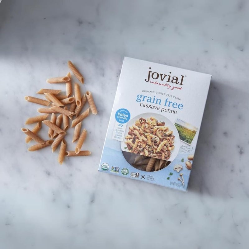 Jovial Grain-Free Cassava Penne Rigate - Organic Gluten-Free Pasta, Paleo-Friendly, Non-GMO, High-Fiber - 8 Oz, 3 Pack - Image 5