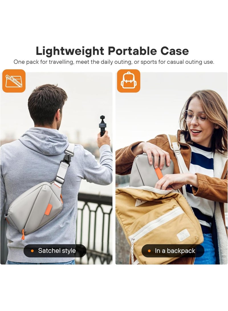 SYOSI Waterproof Camera Storage Bag, All-in-One Portable Travel Case, 900D Polyester Multilayer Organizer, Smart Storage for DJI Osmo Pocket 3 Osmo Mobile 7P Action 5 Pro, for Travel Photography Enthusiasts - Image 4