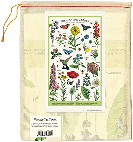 CAVANILLI & CO. Cavallini & Co., Garden Pollinator Vintage Kitchen/Tea Towel Multicolor - Image 3