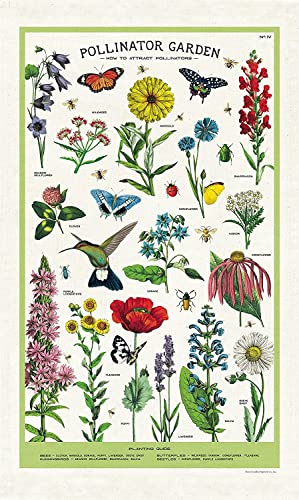 CAVANILLI & CO. Cavallini & Co., Garden Pollinator Vintage Kitchen/Tea Towel Multicolor - Image 5
