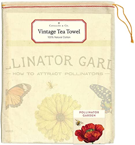 CAVANILLI & CO. Cavallini & Co., Garden Pollinator Vintage Kitchen/Tea Towel Multicolor - Image 2