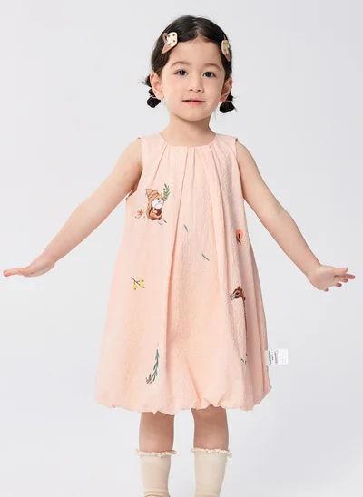 Balabala Floral Sleeveless Dress