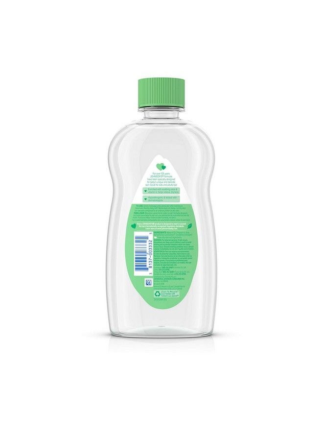 Johnson's Baby - Oil Mineral Oil Enriched With Aloe Vera And Vitamin E 14 Fl. Oz - Image 1