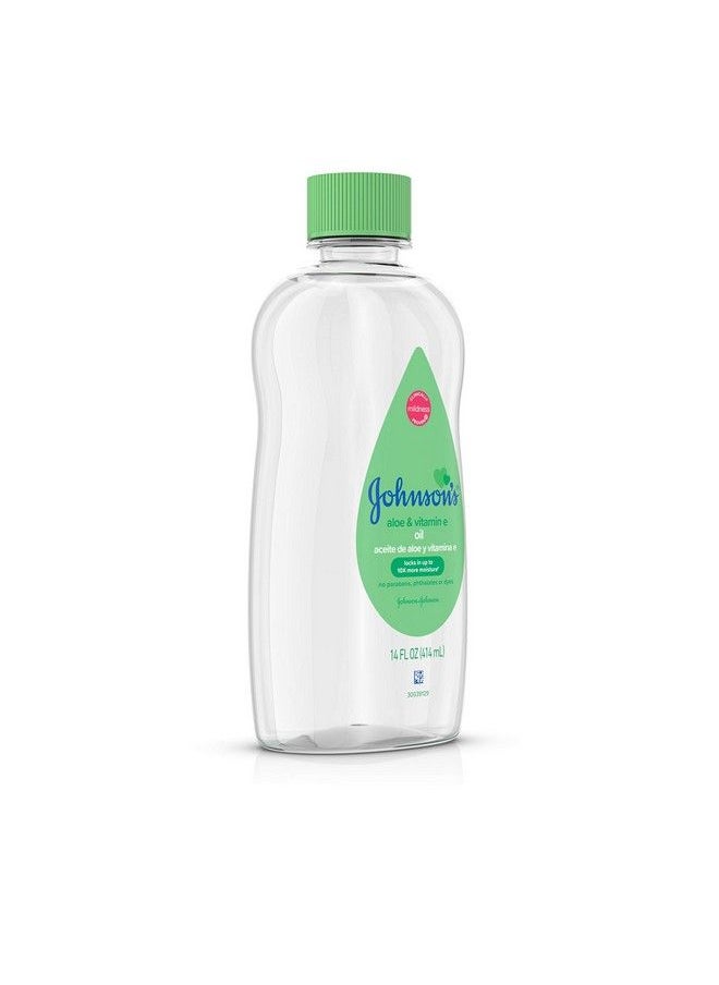 Johnson's Baby - Oil Mineral Oil Enriched With Aloe Vera And Vitamin E 14 Fl. Oz - Image 1