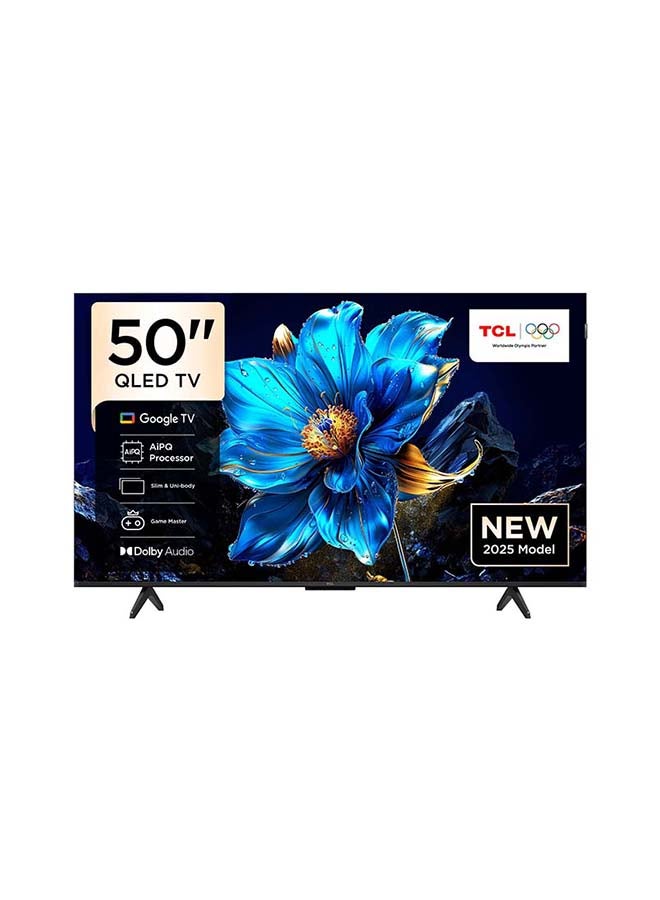 TCL 50-Inch P7K QLED 4K UHD Smart TV | Google TV, 60Hz, HDR10+, Dolby Vision & Atmos, AiPQ Processor, Game Master, DTS Virtual:X, Slim Uni-body (2025 Model) 50P7K Black - Image 1